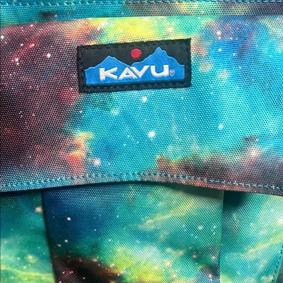Kavu Blue Artistic Crossbody Bag - Picture 2 of 4
